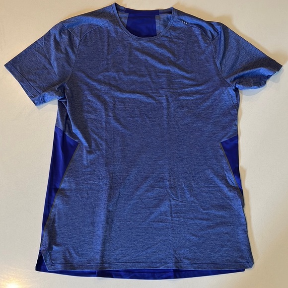 Fast and Free Short Sleeve *SeaWheeze in Heathered Lazurite/Lazurite - Picture 2 of 4